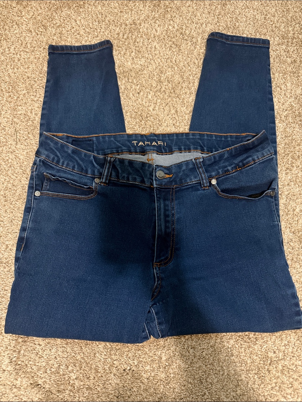 Tahari Indigo Skinny Jeans